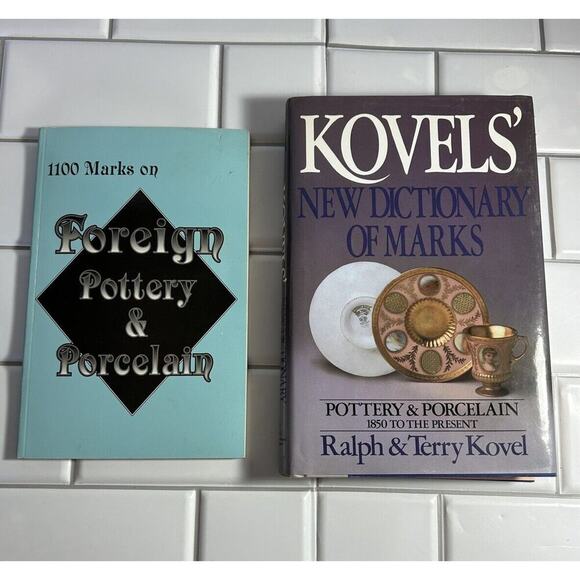 Collector Books Other - Set Of 3 Pottery, Porcelain, Ceramic & Pottery Mark Identification Books Preown
